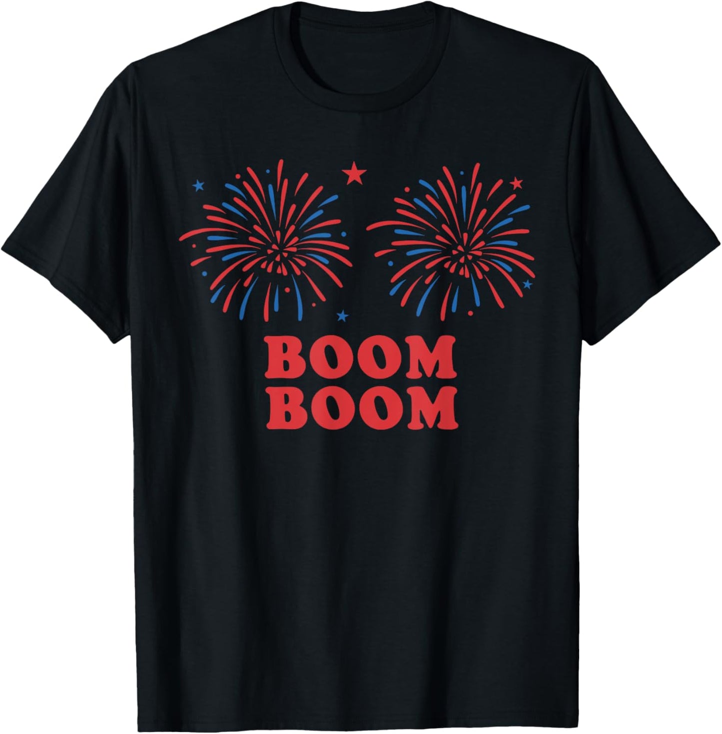 Just Here For The Fireworks Funny Couple Tee Men Women T-Shirt