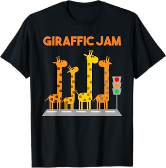 Cute Giraffe Design For Men Women Adult Safari Giraffe Lover T-Shirt