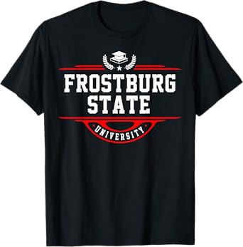 Frostburg State University Vintage Arch Design for Men Women T-Shirt