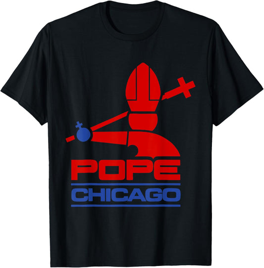 Chicago Pope Leo XIV "Da Pope" Baseball T-Shirt