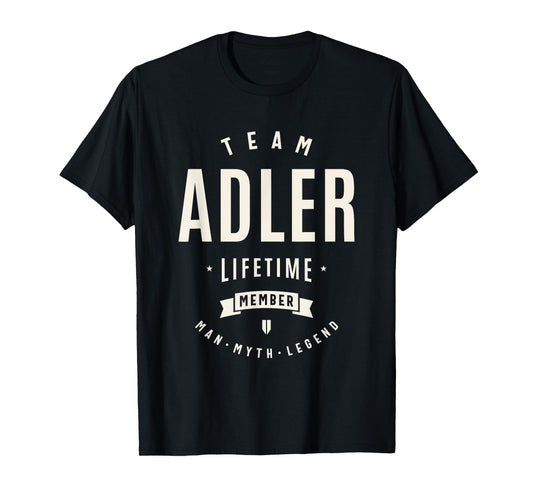 Team Adler Lifetime Member Funny Name Adler T-Shirt