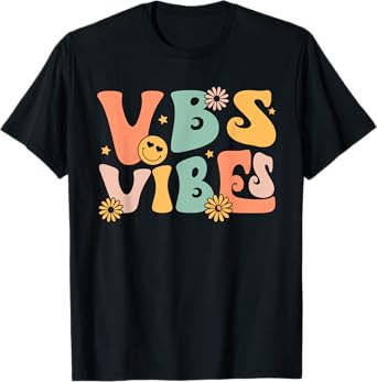 Retro Groovy VBS Vibes VBS 2024 Vacation Bible School Group T-Shirt