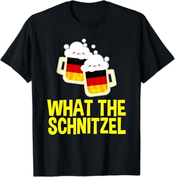 Best Oktoberfest Outfit What the Schnitzel German Beer Gifts T-Shirt