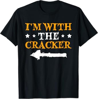 I'm With The Cracker Funny Couple Halloween T-Shirt