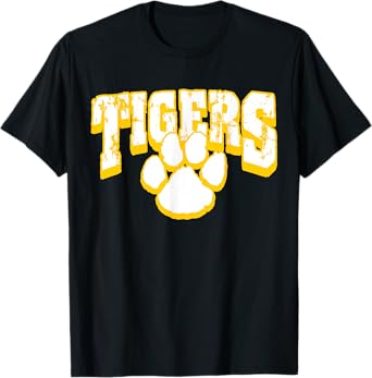 Tigers School Spirit Back To School Y T-Shirt