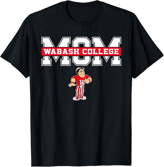 Wabash College Mom Mother Arch Vintage Design For Women T-shirt by TeeBrew
