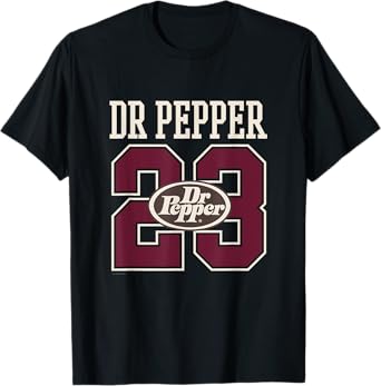 Dr. Pepper 23 Flavors Retro Collegiate Sport Style T-Shirt
