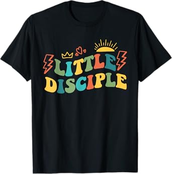 Little Disciple Kids Christian Toddler Religious Youth Jesus T-Shirt