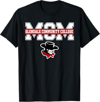 Glendale Community College Mom Mother Arch Vintage Design T-Shirt