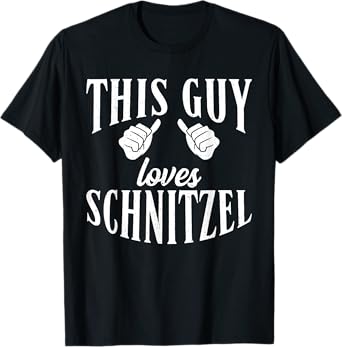 This Guy loves Schnitzel Funny German Schnitzel T-Shirt