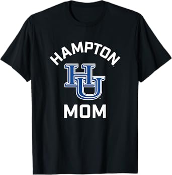 Hampton University Pirates Arched Mom T-Shirt