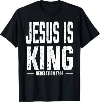 Jesus is King Revelation 17:14 dark T-Shirt