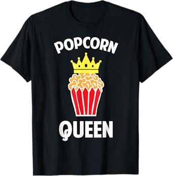 Cool Popcorn Art For Women Girls Kids Pop Corn Popcorn Lover T-Shirt