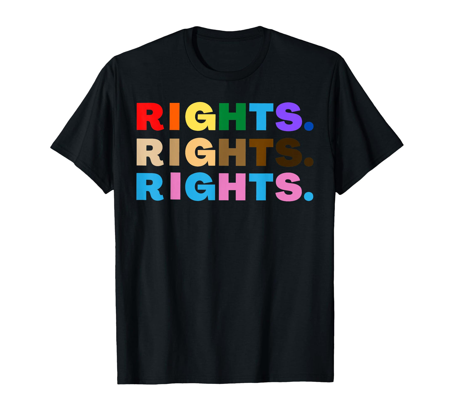 Rights Rights LGBT Gay Equal Black Lives Matter Transgender T-Shirt