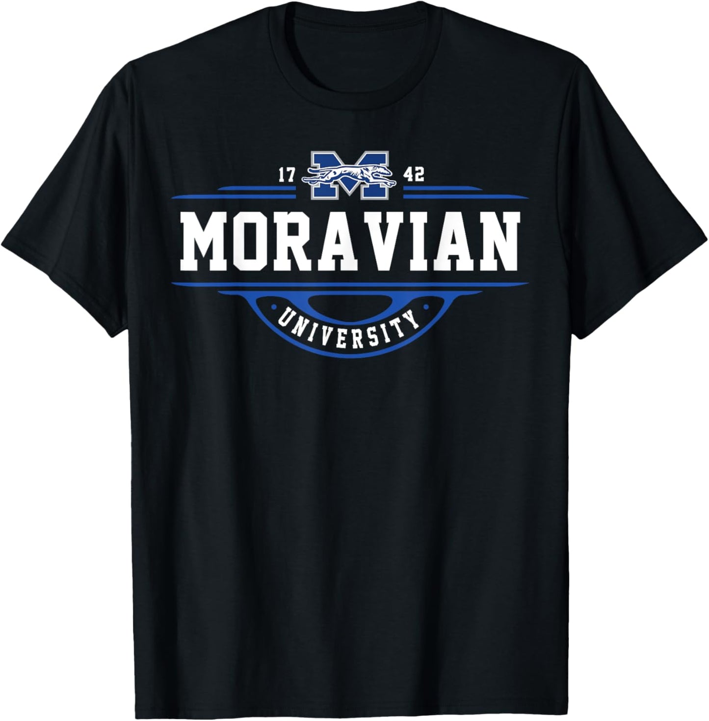Moravian College Vintage Arch University Retro Design Tee by TeeBrew