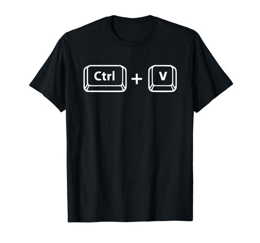 Copy Paste Ctrl C Ctrl V Dad Son Happy Father's Day Family T-Shirt