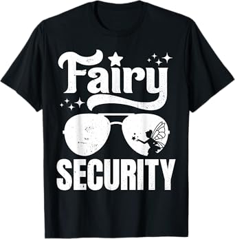Fairy Security Protection Squad Birthday family Brother Men T-Shirt