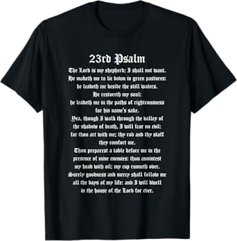 23rd Psalm T-Shirt