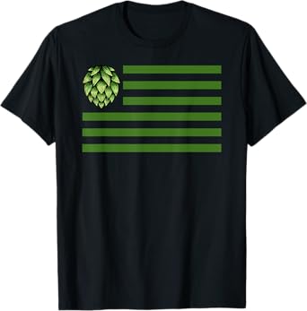 Hop Flag Shirt - Beer Lovers Shirt - Craft Beer Enthusiast T-Shirt