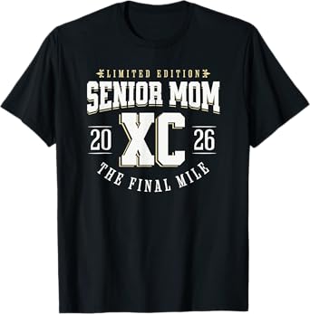 Cross Country Senior Mom 2026 The Final Mile T-Shirt