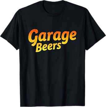 Retro Car Dad Garage Beers Fathers Day T-Shirt