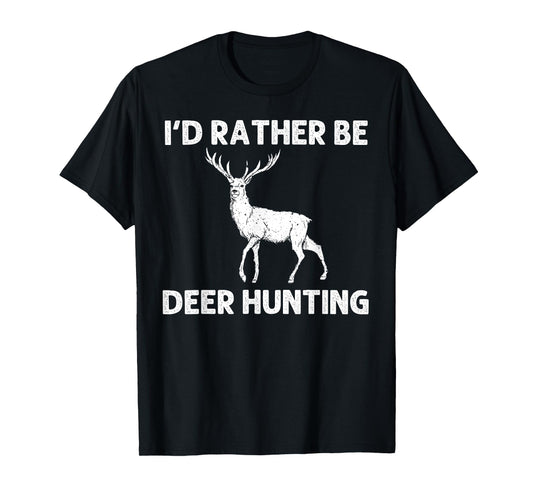 Deer Hunting Art For Men Women Wildlife Hunter Deer Hunting T-Shirt