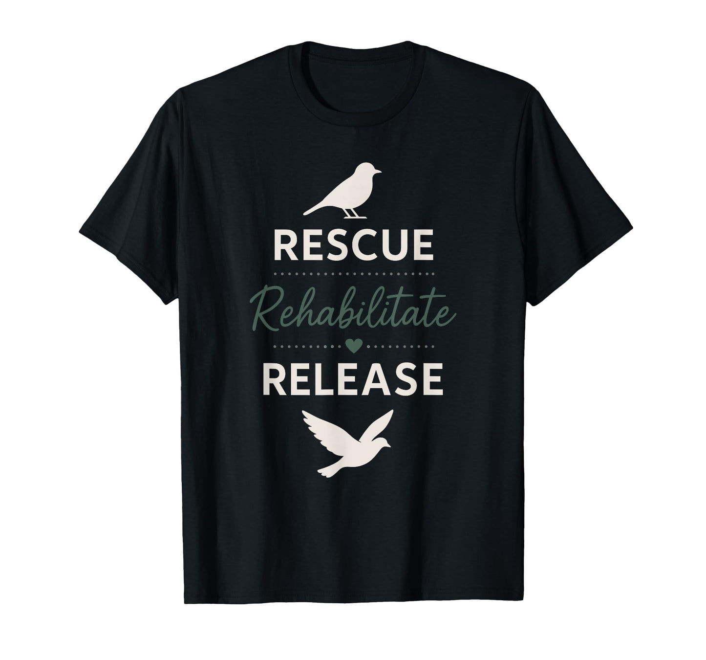 Bird Rehab Avian Rescue Wildlife Hospital Sanctuary Gift T-Shirt