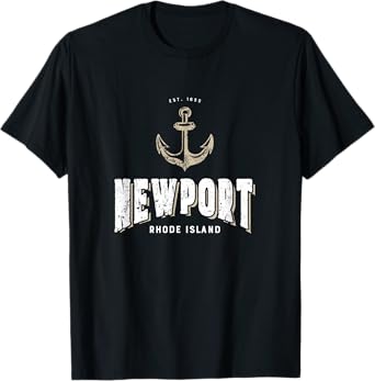 Newport Rhode Island Retro Vintage sailing T-Shirt