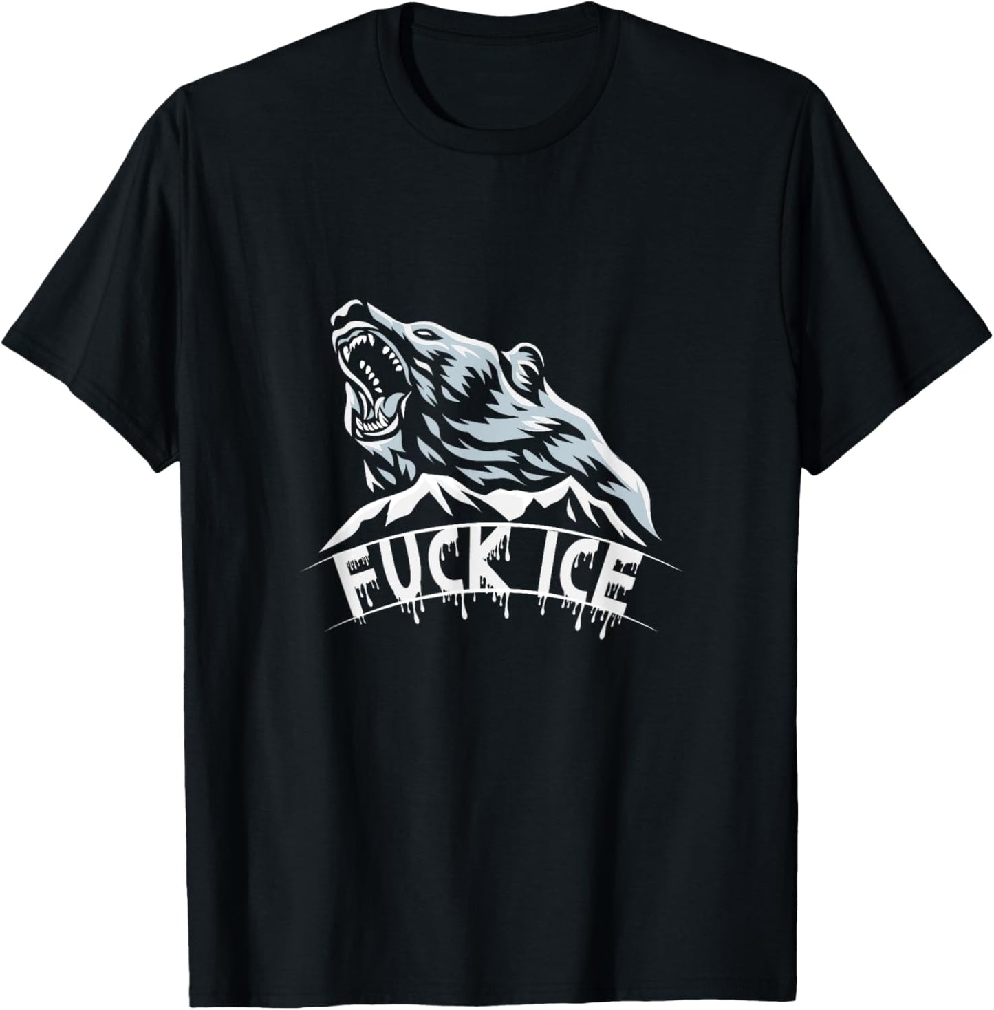CALIFORNIA BEAR - FUCK ICE - Support Immigrants T-Shirt
