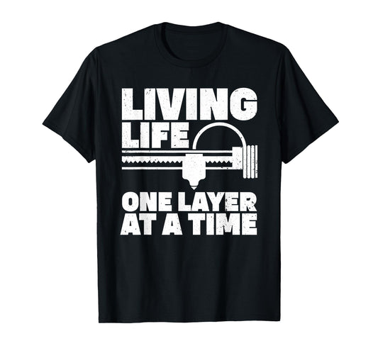 3D Printing Design for Men Women 3D Printer Lover 3D Print T-Shirt