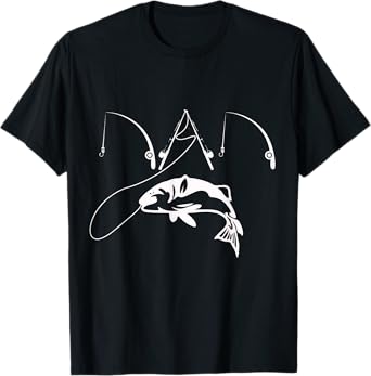 Dad Fishing Fisherman Daddy Fathers Day gift Shirt T-Shirt