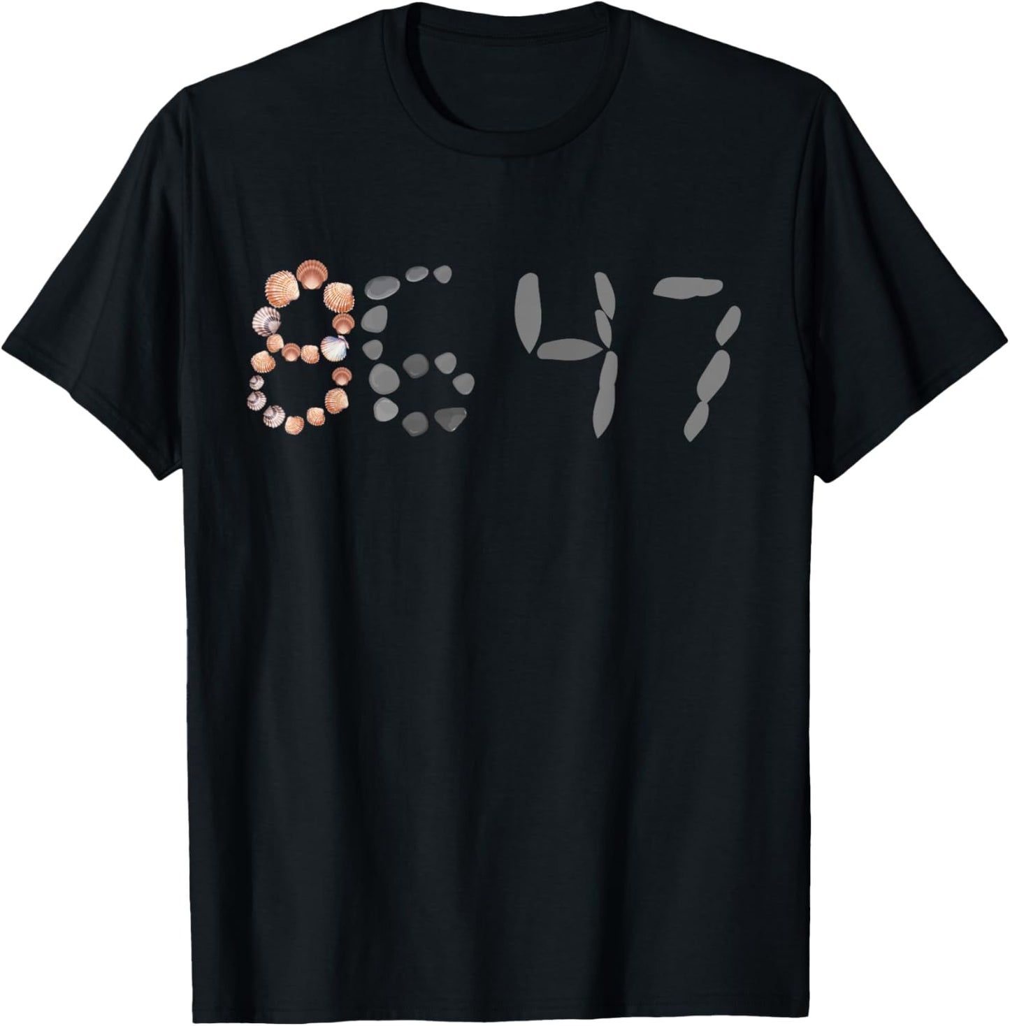 Comey 86 47 Seashells Sea Shells Beach Summer patriotic 8647 T-Shirt