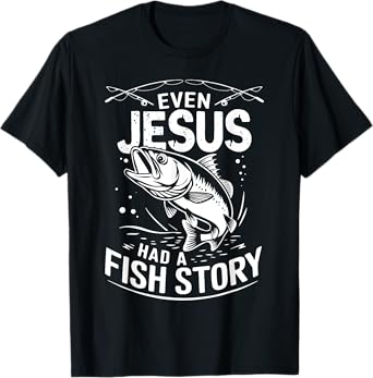 Funny Bass Fishing For Boys Men Dad Grandpa Fisherman T-Shirt
