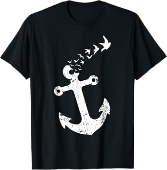 Free Indeed - Novelty Anchor T-Shirt