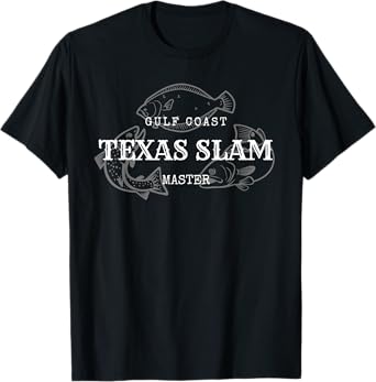 Gulf Coast Texas Grand Slam Fishing Master Tee T-Shirt