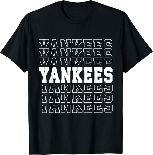 Yankees Vintage Retro Men Women Boy Girl US Flag T-Shirt