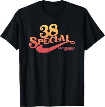 38 Special Southern Rock 1974 Vintage Gradient Color Logo T-Shirt