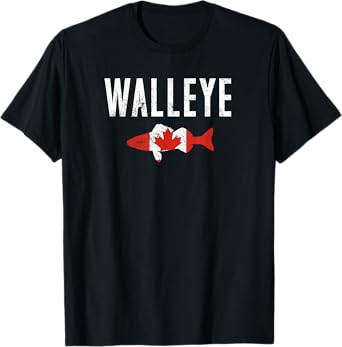 Walleye Canadian | Walleye Fishing Shirt T-Shirt