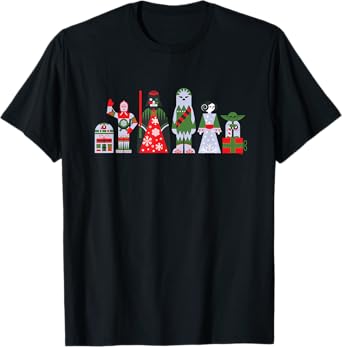 Star Wars Holiday Galactically Festive Christmas Pattern T-Shirt