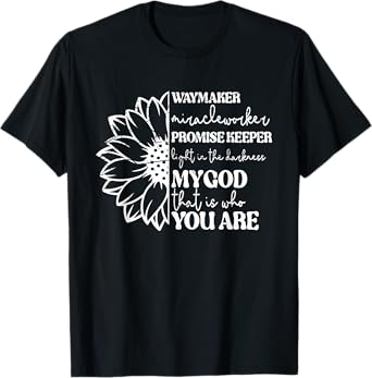 Vintage Waymaker Promise Keeper Jesus Christian Faithful T-Shirt