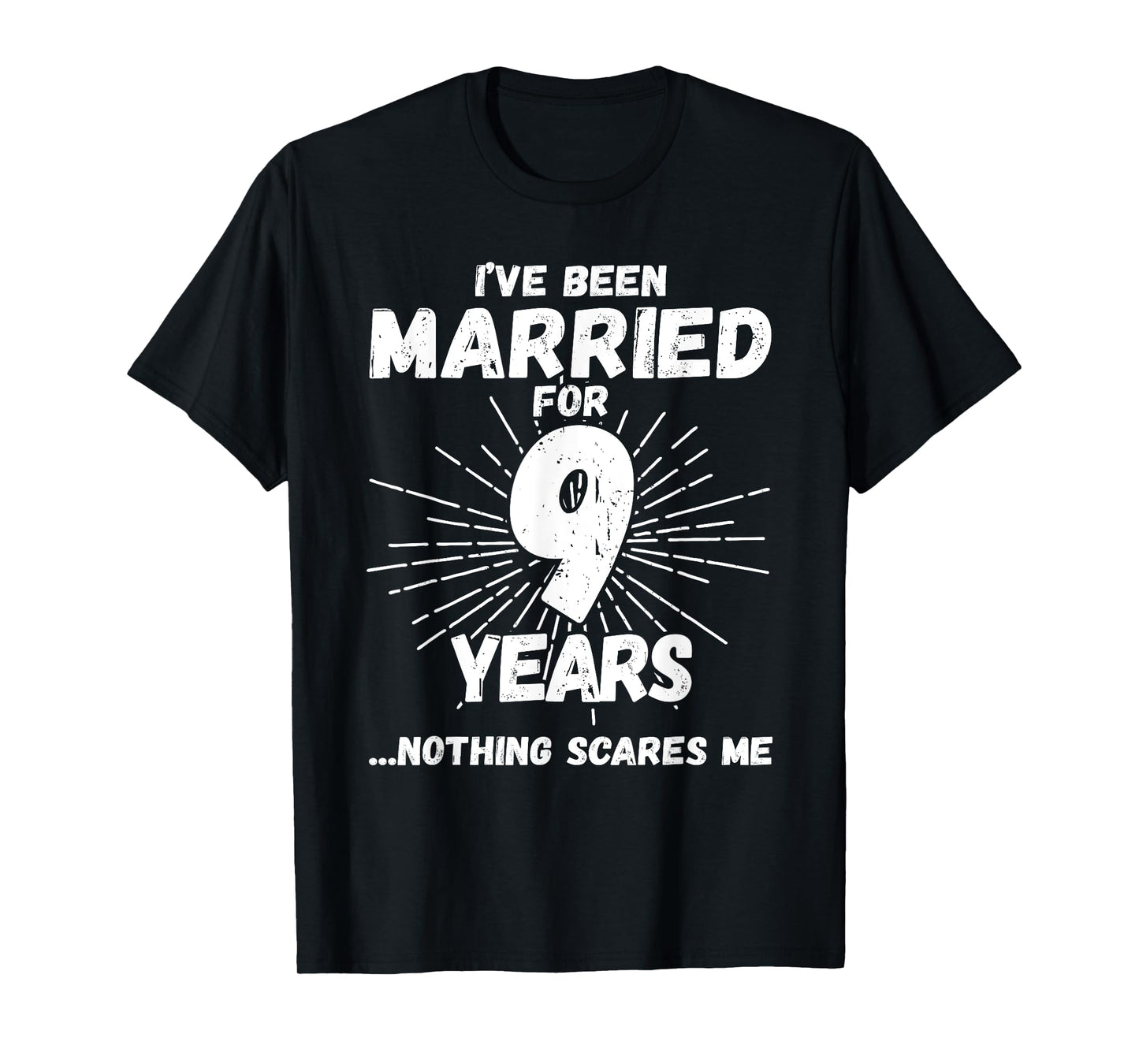 Couples Married 9 Years - Funny 9th Wedding Anniversary T-Shirt