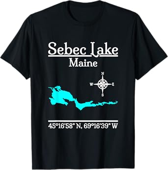 Sebec Lake - Maine T-Shirt