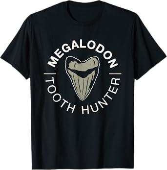 Megalodon Tooth Hunter - Megalodon Shark T-Shirt