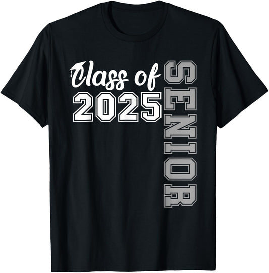Class Of 2025 Senior 2025 Graduation 25 For Boy Girl Him Her T-Shirt