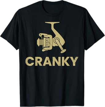Crankbait Fishing Lure - Cranky Fishing T-Shirt