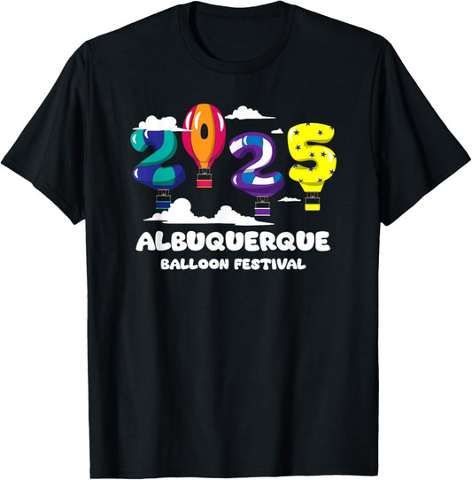 Albuquerque Balloon Festival 2025 New Mexico Fiesta T-Shirt
