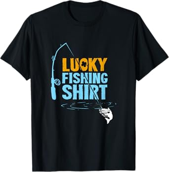 This Is My Lucky Fishing Fisherman's Favorite Artwork T-Shirt