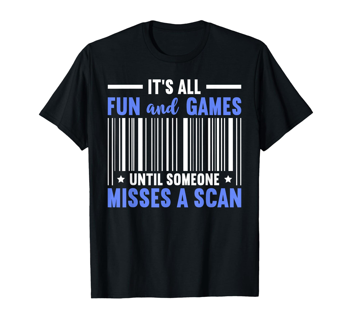Misses A Scan Postal Worker Mailman Funny Mail Carrier T-Shirt