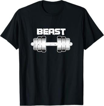 Beast Gymnastics Training Exercise Bodybuilder Weightlifter T-Shirt