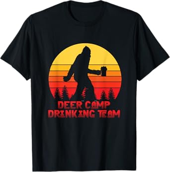 DEER CAMP DRINKING TEAM - FUNNY HUNTING T-Shirt